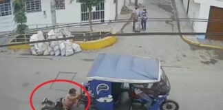 Veneco tiró dedo a peruano por asalto con mototaxi