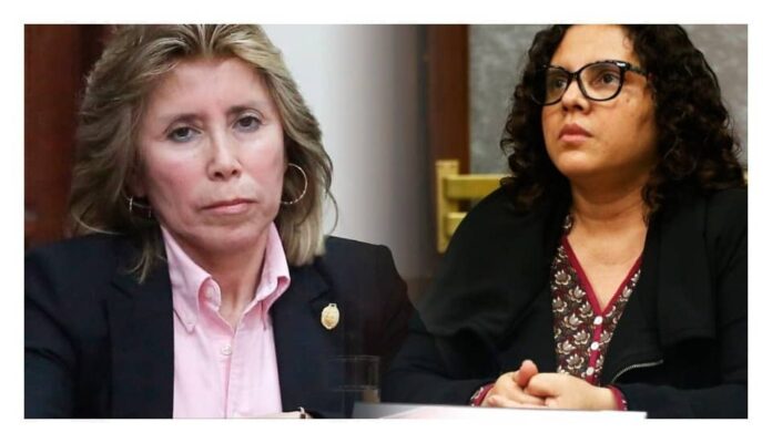 fiscales Rocío Sánchez Saavedra y Sandra Castro Castillo