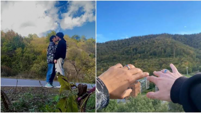 Una pareja gay se dio un último beso y se suicidó Una pareja gay se dio un último beso y se suicidó