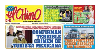 Portada impresa – Diario El Chino 22-11-2022