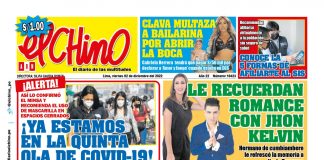 Portada impresa – Diario El Chino 02-12-2022