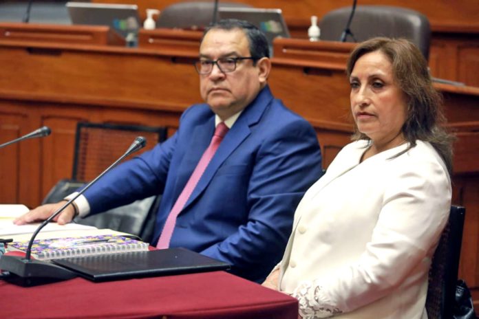 Dina Boluarte y Alberto Otárola