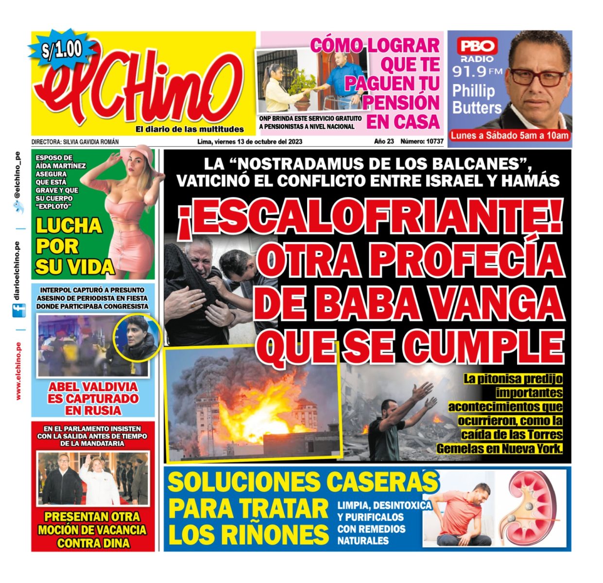 Portada – El Chino (13/10/2023)