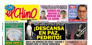 Portada Diario El Chino (29/12/2023)