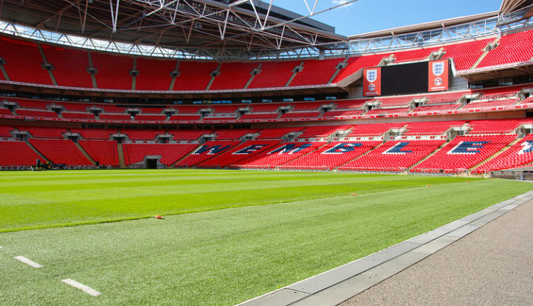 El estadio de Wembley, sede de la final de la Champions