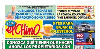 Portada Diario El Chino (08/03/2024)