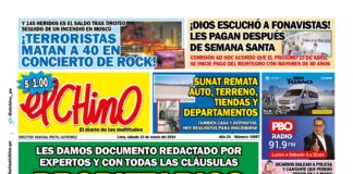 Portada Diario El Chino (23/03/2024)