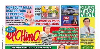 Portada Diario El Chino (05/04/2024)