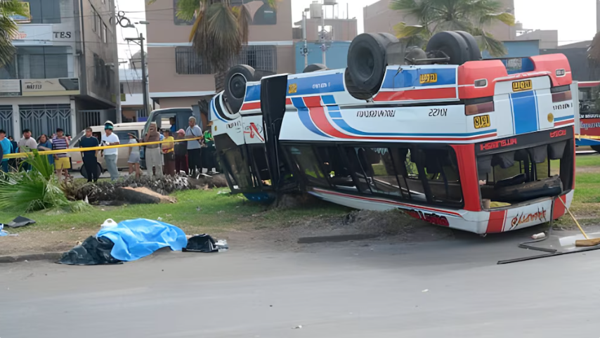 SMP: Cúster se vuelca y mueren madre y su bebé
