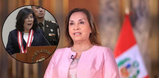 Janet Tello, presidenta del Poder Judicial se enfrenta a Dina Boluarte