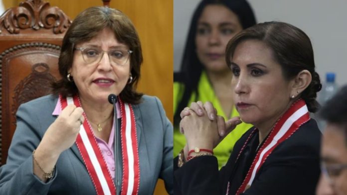 Delia Espinoza y Patricia Benavides