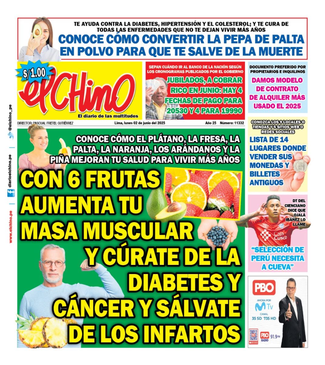 Portada Diario El Chino (02/06/2025)
