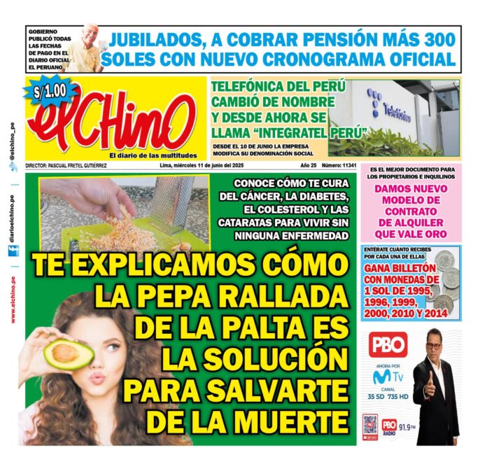 Portada Diario El Chino (11/06/2025)