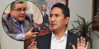 Juan José Santiváñez y Vladimir Cerrón se sacan los ojos