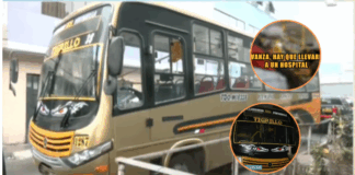 Sicarios balean bus lleno de pasajeros y matan a cobrador