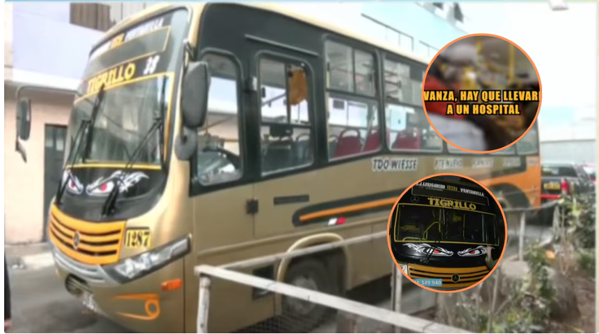 SMP: Sicarios balean bus lleno de pasajeros y matan a cobrador