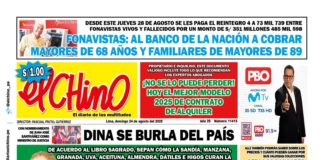 Portada Diario El Chino (24/08/2025)