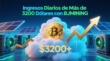 Inversionista en Criptomonedas Alcanza Ingresos Diarios de Más de 3200 Dólares a Través de la Minería en la Nube de BJMINING