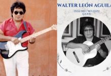 Falleció Walter León, autor de “Colegiala” Walter León Aguilar