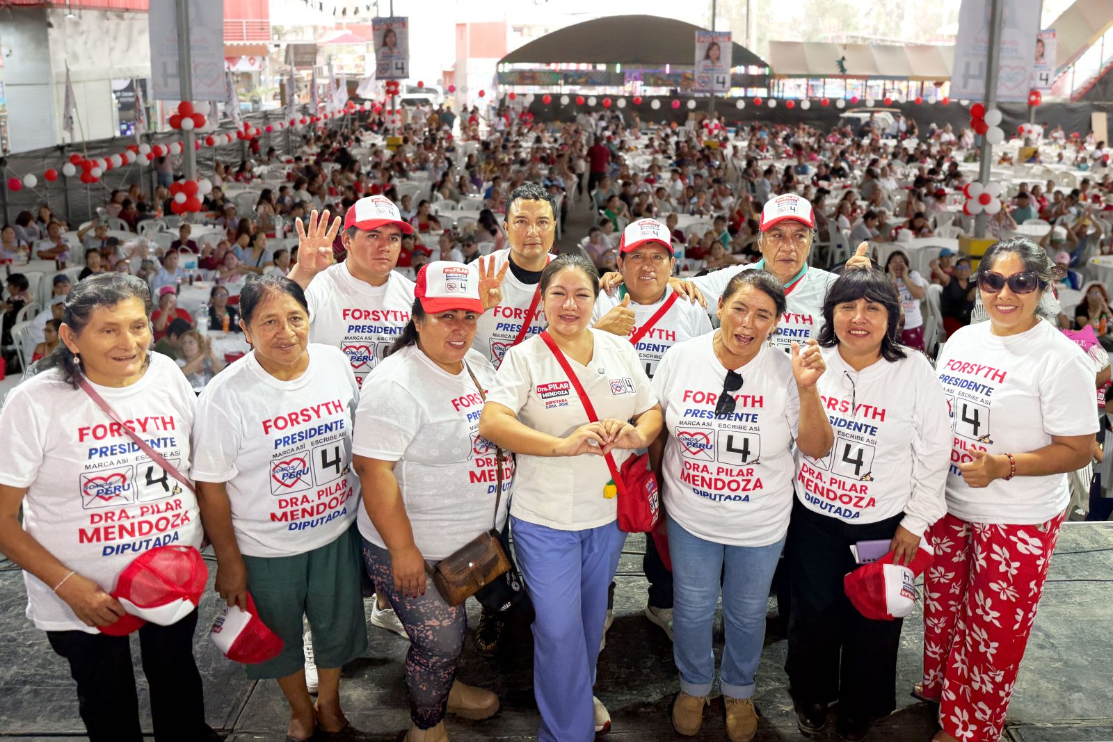 Comerciantes de Lima Norte respaldan a la Dra. Pilar Mendoza
