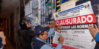 Semana Santa Cero Alcohol en SMP: locales de venta de licor fueron clausurados