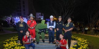 Parque de Surco lleva el nombre del valeroso policía y bombero Patrick Ospina